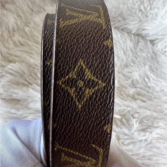 LV Mononogram Belt with Silver Hardware - Picture 4 of 8